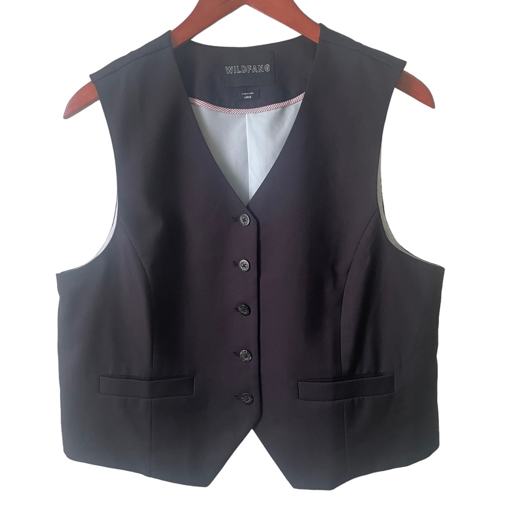 Wildfang The Empower Vest In Black Large - Picture 2 of 10
